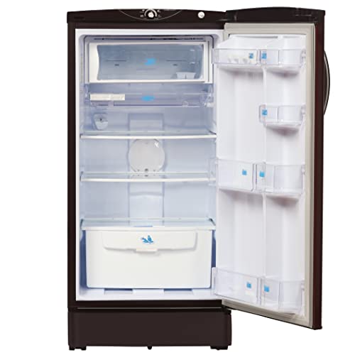 Image of Godrej 185 L 1 Star Direct Cool Single Door Refrigerator (RD EDGE 200A 13 TRF BR WN, Berry Wine, Largest Vegetable Storage, 2022 Model)