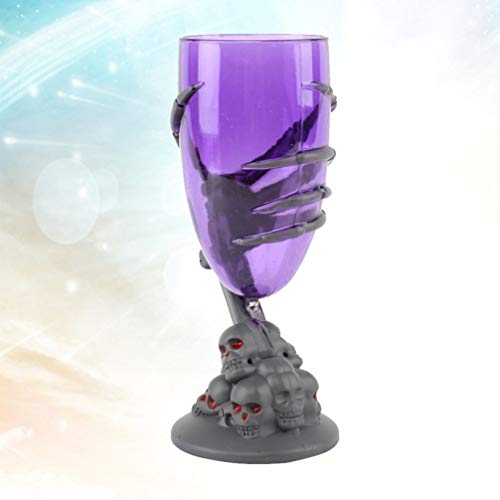 Cabilock 2 peças Halloween Goblet Esqueleto Vinho Goblet Piscante Copos de Bebidas Cápsulas de Vinho