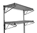 GRAINGER APPROVED Wall Shelving, H 34, W 24, D 14, Chrome