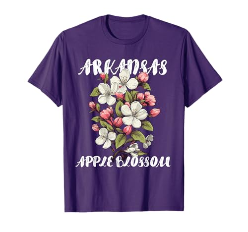 Arkansas Apple Blossom Flower Gardening T-Shirt