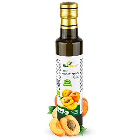Certified Organic Cold Pressed Apricot Kernel Oil 250ml Biopurus Cover