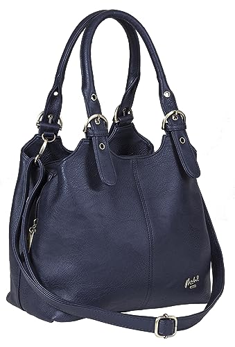 Mabel London Shoulder Bag for Women – Faux Leather Lightweight Crossbody Handbag – Vegan Everyday Handbag with Zipped Compartments – Ideal for Work, Travel & Casual Outfits