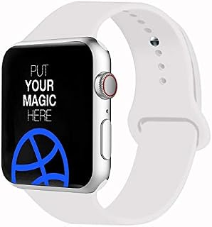VATI Sport Band Compatible for Apple Watch Band 38mm 40mm, Soft Silicone Sport