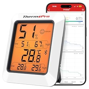 ThermoPro Thermometer hygrometer luchtvochtigheidsmeter binnen Blueth binnen