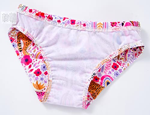 Bathing Suit For Girls 5-6 Years Old Pink Leopard Print Two Piece Tankini Swimsuit Sets Summer Beach Water Sport Swimwear #TOP5