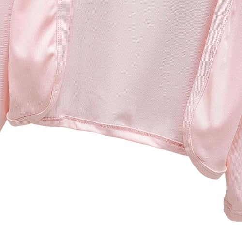 Girls Cotton Open Front Sweater Long Sleeve Plain Soft Cardigan Kids Lightweight Casual Cropped Coats Thin Sweater3