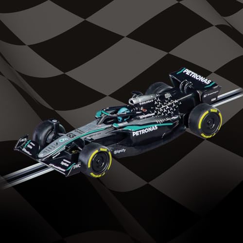 Carrera GO Slot Car 2006283 &ndash; Mercedes-AMG F1 W14 E Performance G. Russell, No.63 (2025) 1:43 Scale Analog Vehicle