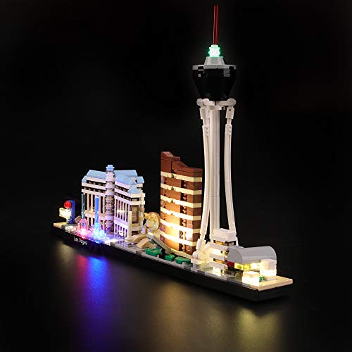 LIGHTAILING Licht-Set Für (Architecture Las Vegas) Modell - LED Licht-Set Kompatibel Mit Lego 21047(Modell Nicht… – Bild 4