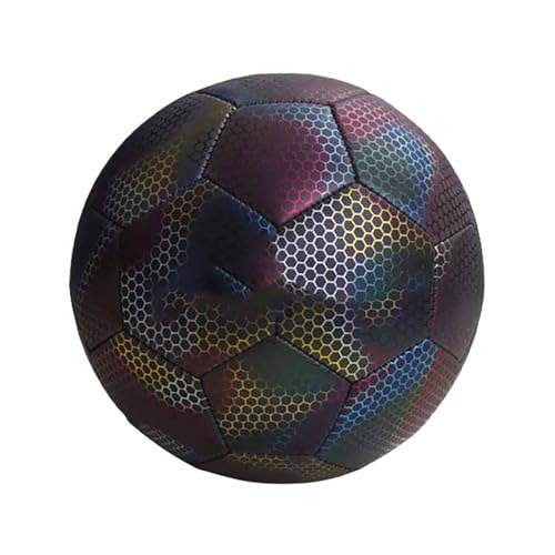 Ballon de football réfléchissant ne perdez plus votre ballon de nuit grâce au PU