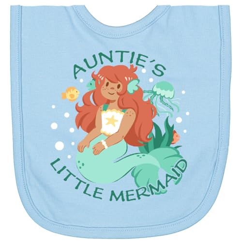 inktastic Auntie's Little Mermaid Newborn Bib