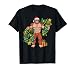 Santa Bigfoot 67 Christmas Tree Xmas Lights Funny Sasquatch T-Shirt