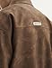 Fullneat Men’s Faux Leather Bomber Jacket Oversized Vintage Motorcycle Moto Coat Black Jacket Unisex Streetwear Zip Up Biker Outerwear Fashion Trendy Outfits for Men Women Casual Daily Wear Brown XL