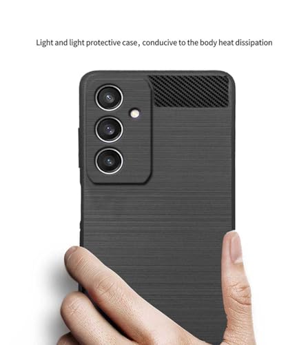 Image of Soft Flexible Hybrid Armor Back Case Compatible with Vivo T4x 5G / iQOO Z10x 5G -Black