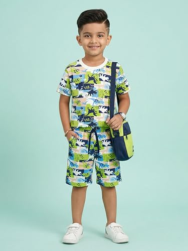 Image of KiddoPanti Boys Knee Length Basic Short