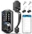 Veise Fingerprint Smart Locks for Front Door, Matte Black