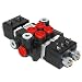 Hydraulic Monoblock Solenoid Directional Control Valve, 2 Spool, 13 GPM, 12V DC