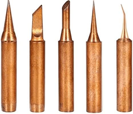 Buyyart New 5 Pcs Steel Head Electric Soldering Iron Tip Set For 936, 939 Soldering iron Station