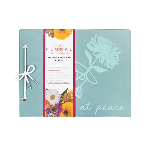 Floral Preservation Co. Memory Album for Funeral, Pressed Flower Album