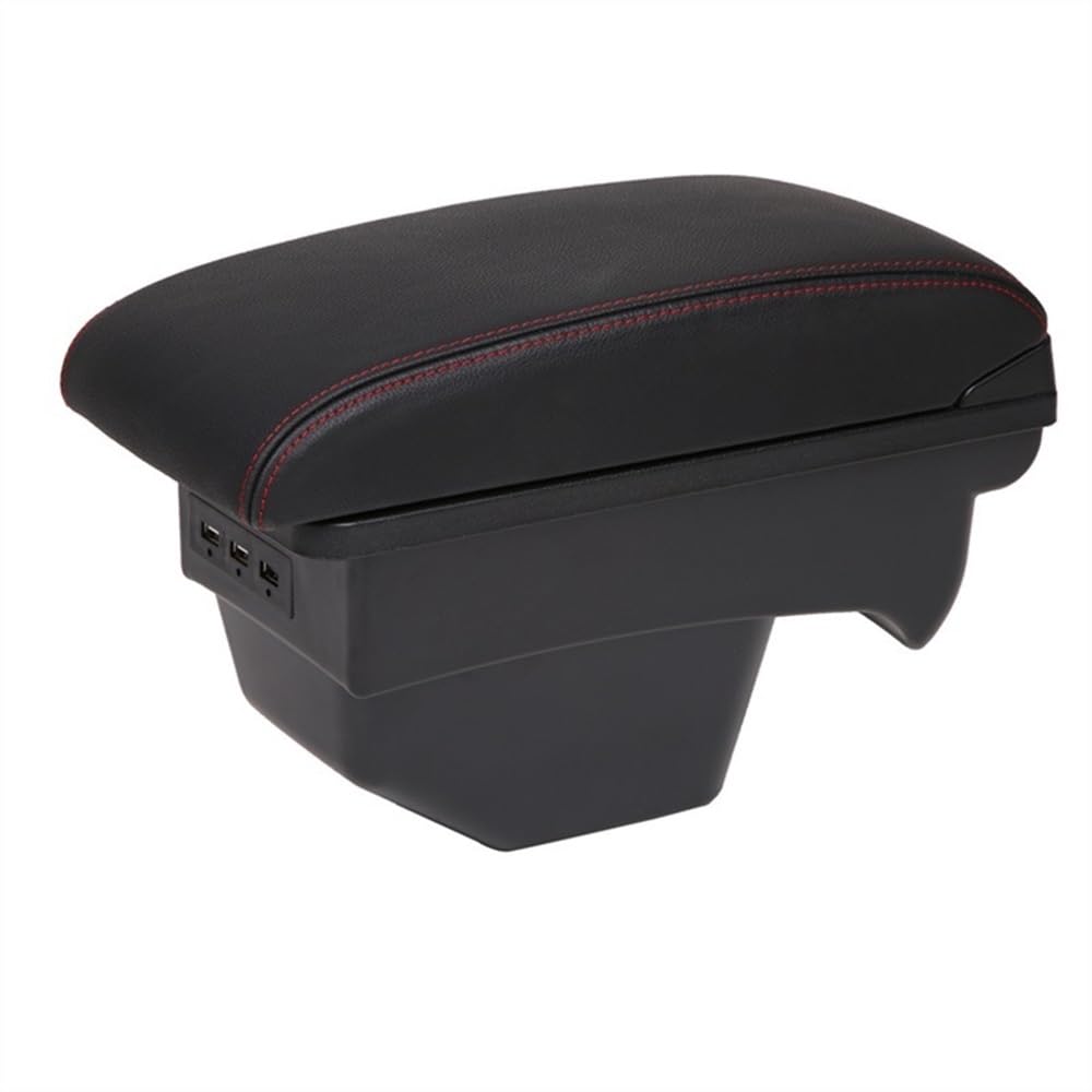 YULEGUDI Car Armrests Compatible With Peugeot 308 For SW Compatible With 309 Car Armrest Box Retrofit Parts Interior Storage USB Accessories