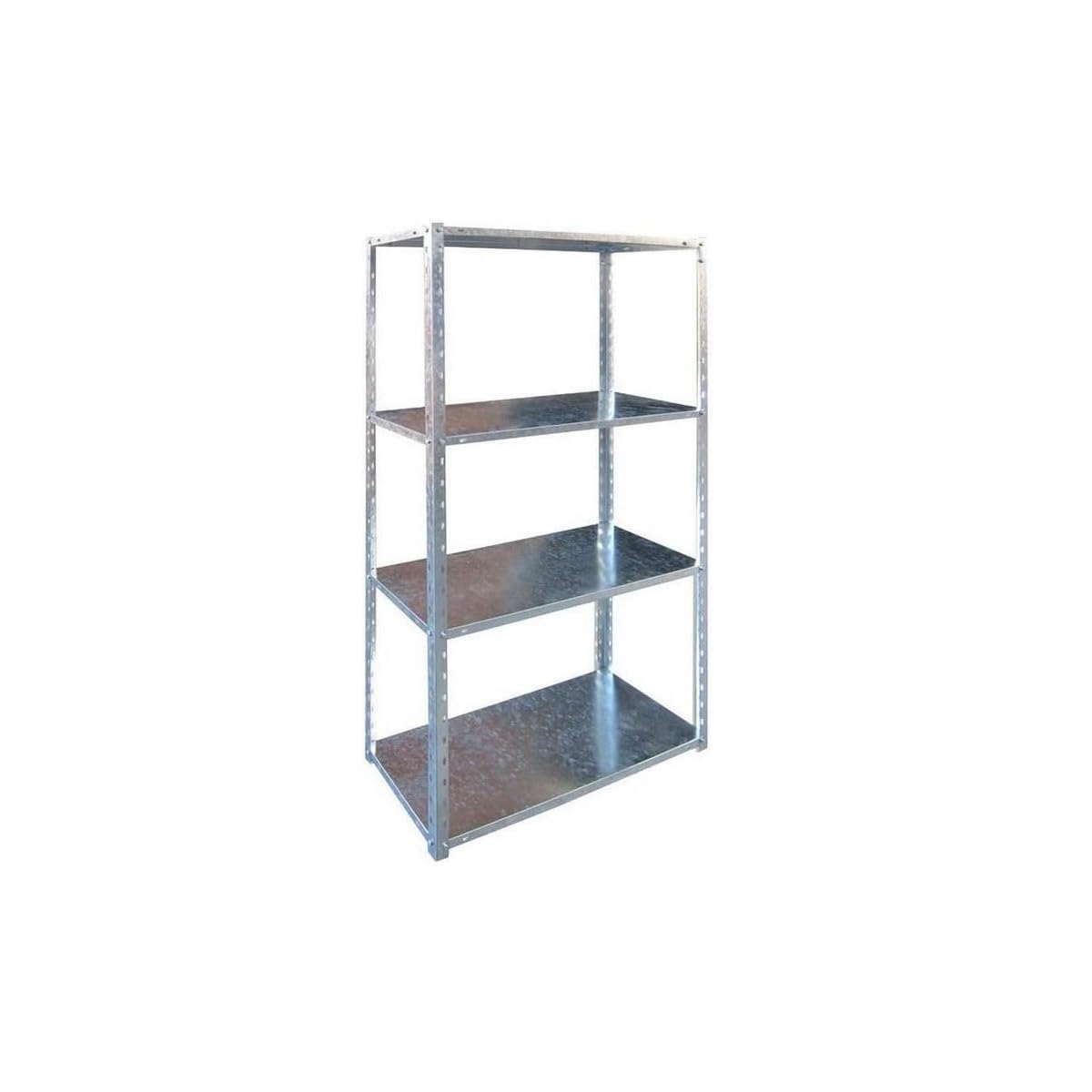 SCAFFALE IN ACCIAIO ZINCATO 4 PIANI 75X30XH150 BRIXO ZIP