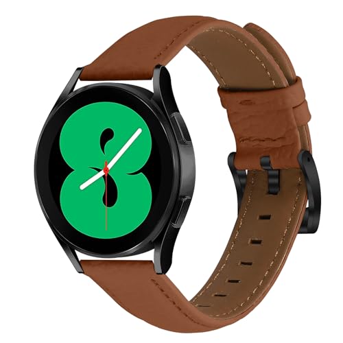 20mm ���U�[�X�g���b�v Samsung Galaxy Watch 7 6 5 4 �o���h 40mm 44mm�Ή� �u���b�N�o�b�N�� �J�W���A���o���h Samsung Galaxy Watch 6 4 Classic 42mm 46mm 43mm 47m
