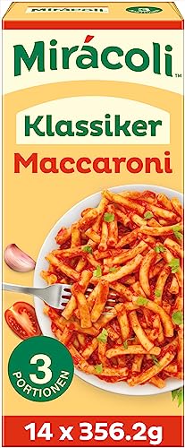 Miracoli Fertiggerichte Klassiker Maccaroni 3 Portionen 14 Packungen (14 x 356 2g)