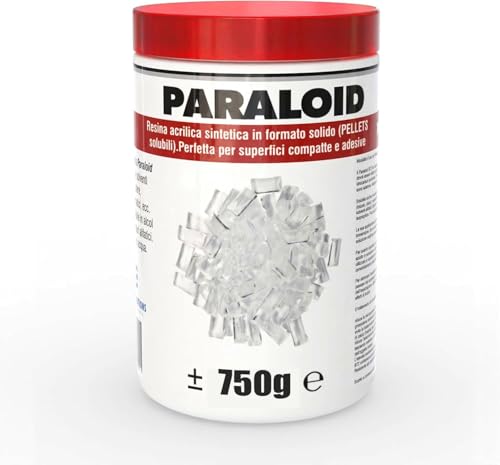 Paraloid B72, 100% Résine acrylique solide, réduit les microporosités en consolidant et en limitant l'absorption d'eau. (750, Grammes)
