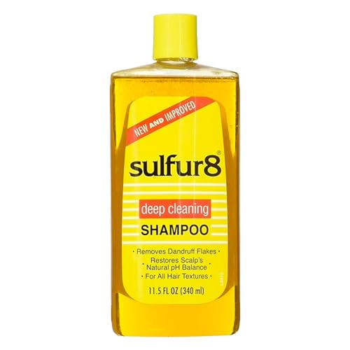 Sulfur 8 Anti-Dandruff Hair & Scalp Care Deep Cleaning Shampoo 11.5oz