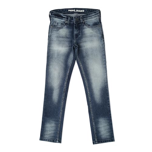 Pepe Jeans Boy's Slim Jeans (PB201967Q05_Light Worn Denim
