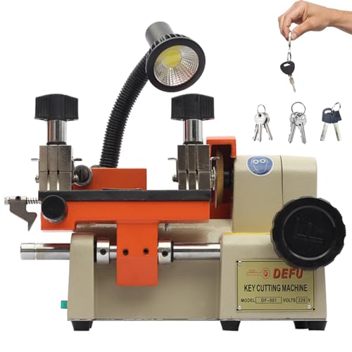 KRYANFEN Cortadora de Llaves Eficiente Máquina Copiadora de Llaves de Coche 8.2kg Avance Manual para Corte Suave de Llaves de Coche Largas KRYANFEN Cortadora de Llaves Eficiente Máquina Copiadora de Llaves de Coche 8.2kg Avance Manual para Corte Suave de Llaves de Coche Largas