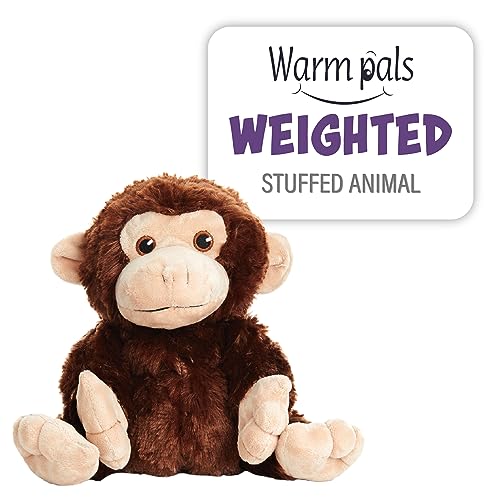 Image of Warm Pals - Marvin The Monkey - 1.5lbs - Cozy Microwavable Lavender Scented Plush Toys - Heated Stuffed Animal - Heatable Coolable Bedtime Comfort Plushie