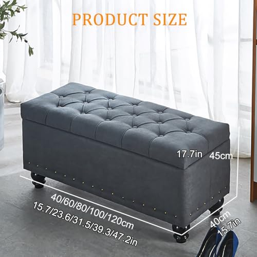 Pouf de rangement ottoman chic comme siège d'intérieur moderne