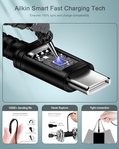 6 Feet Google USB Type C Charger Cord Fast Charging Cable for Pixel 8 Pro 8 7 Pro 7a 6 6Pro 6a 5 5a, Android Samsung USBC Fast Charge for Samsung Galaxy A14 S24 S23 Ultra iPhone 15 Pro Auto Car Wire