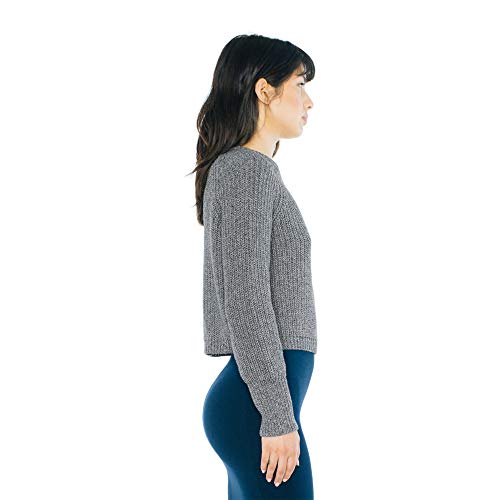 American Apparel Women's Cropped Fisherman Long Sleeve Pullover4