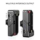 Andoer Adapterplatte für leichten Akku NP-F Adapter für Ladegerät mit Type-C Charging Port USB Outputs Cold Shoe Adapter 1/4 Zoll Screw Hole for NP-F550 F750 F970 Batteries for BMPCC