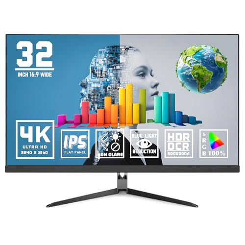 4Kモニター　Ultra HD 32インチ　ディスプレイ Amazon.co.jp: 4K モニター 32インチ IPS ディスプレイ スピーカー内蔵