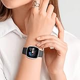 NANW 4-Pack Screen Protector Case Compatible with Fitbit Sense 2/Versa 4, Soft TPU Plated Bumper Full Cover Protective Cases for Versa 4/Sense Smartwatch [Scratch-Proof] - Image 8