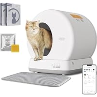 VIVIDMOO Lettiera Autopulente Per Gatti, Ultra Grande 57,6L, Lettiera Intelligente Automatica con...