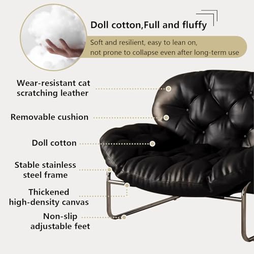 Sillón reclinable ajustable blanco con tapizado miniatura 5