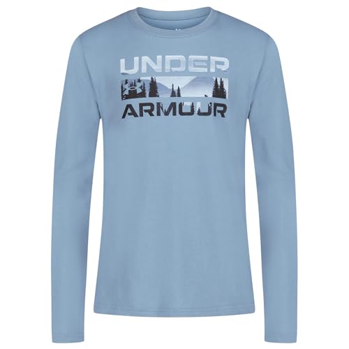 Image of Under Armour Boys' Long Sleeve Graphic T-Shirt, Lightweight & Breathable, Outdoor Collection