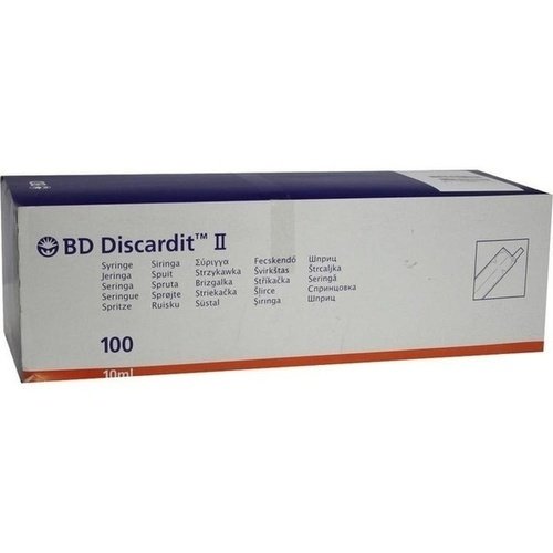 Seringue 10 ml BD Discardit II a piston fluide pour dosage medical sans effort