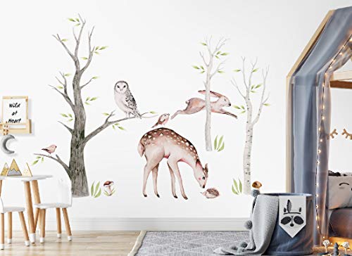 Osomhome Savanna Spirit Wandtattoo - Dschungel Dekor Für Kinderzimmer Selbstklebend