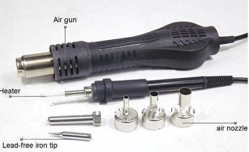 GOWE 2 in 1 Hot Air SMD Rework Soldering Station Desoldering Station