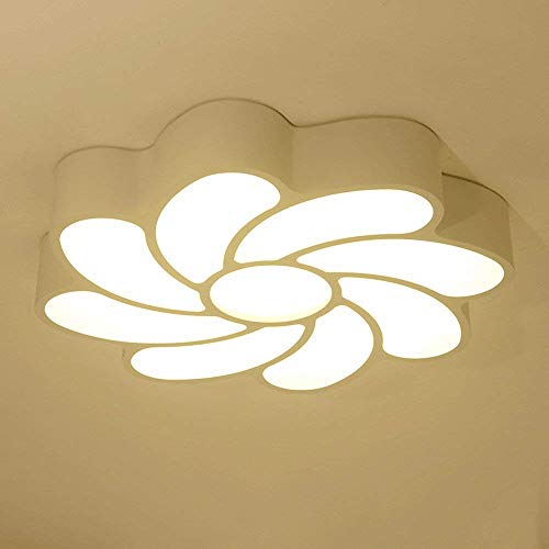 Plafonnier moderne LED salon et chambre d'enfant GZZ avec télécommande 54x9cm