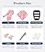 Muro de Amor Mens Ties and Pocket Square,Lapel Pin,Cufflinks,Tie Clip Sets,Handkerchief Cufflinks Paisley Wedding Party 6 PCS,Business Fashion Woven Necktie