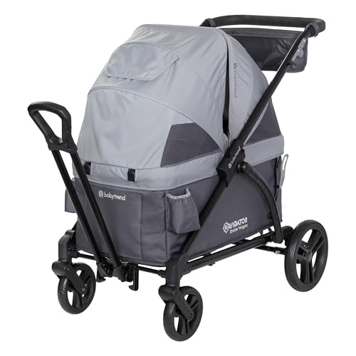 Image of Baby Trend Navigator 2-in-1 Stroller Wagon, Madrid Grey