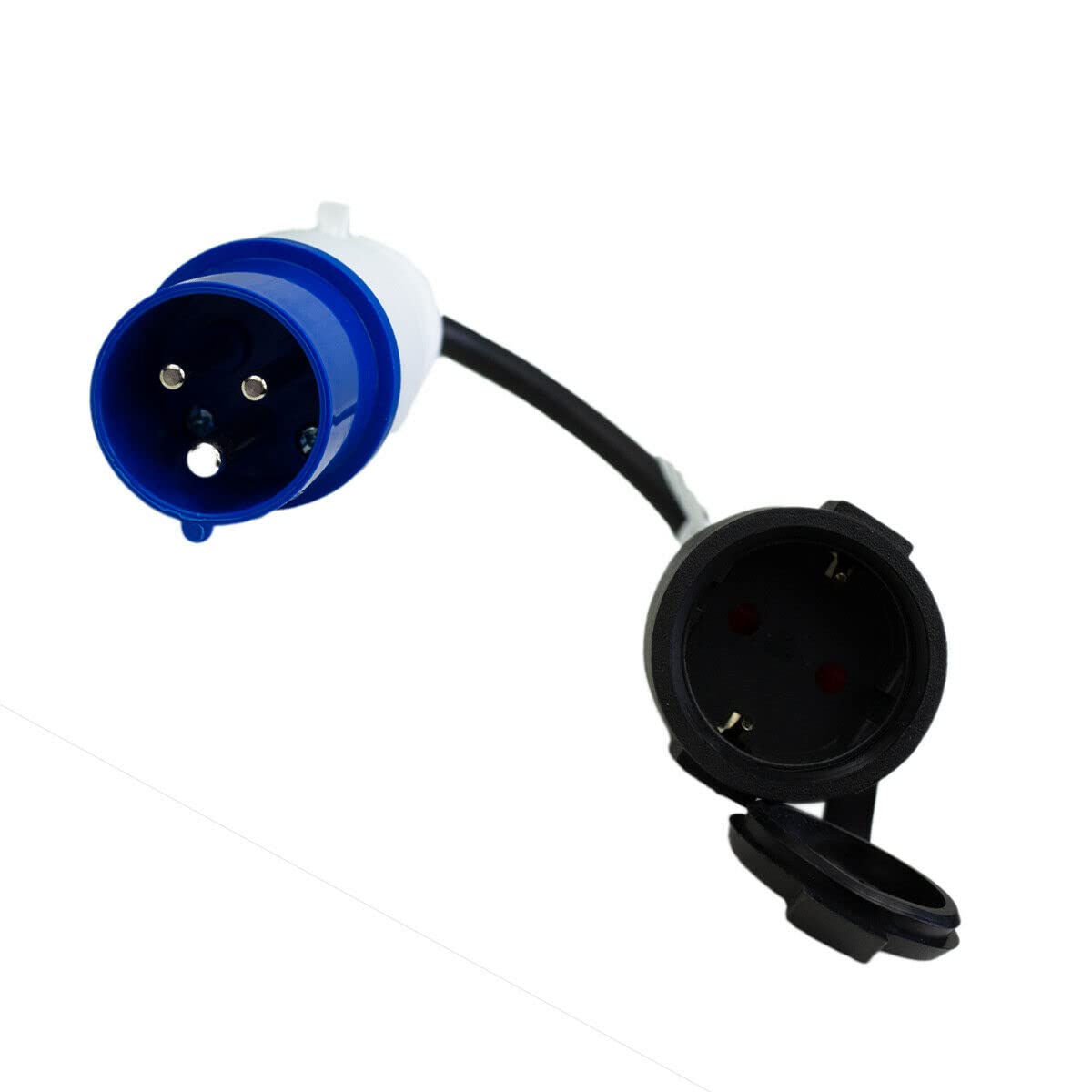 Set di 3 adattatori CEE, spina Schuko, presa CEE