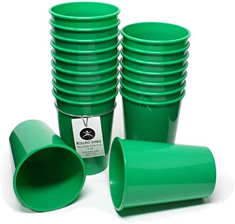 green plastic cups reusable