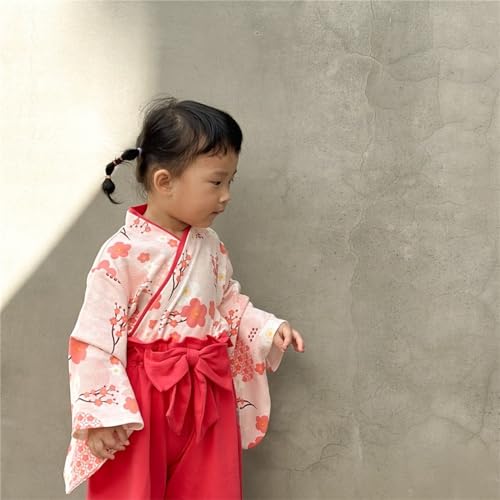 Moonker Baby Girls Jumpsuit Japanese Clothes Kimono Outfit Cotton Girls Romper Boys Japanese Teen Girl Fall3