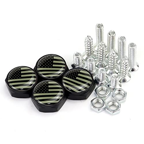 Gseigvee GSLS401-0426 Pack-4 License Plate Screws Fastener Kit cover